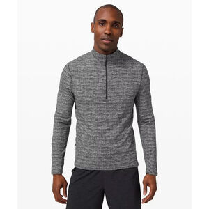 Lululemon Surge Grey Knit 1/2 Zip